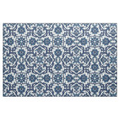 Blauw Portugees Azulejos Floral Tile Pattern Stof (Fat Quarter)