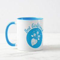 Blauw Portugees romantisch hart
