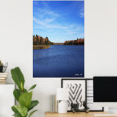 Blauw Poster (Thuiskantoor)