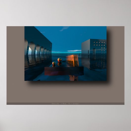 Blauw... Poster (Voorkant)