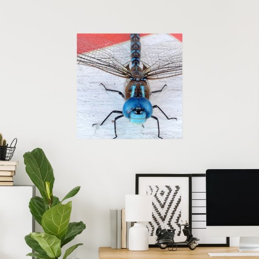 Blauw Poster (Thuiskantoor)