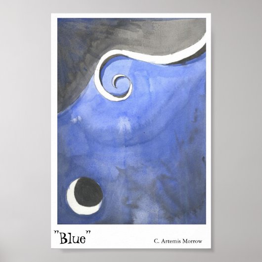 Blauw Poster (Voorkant)
