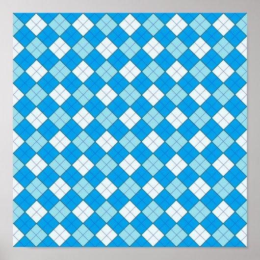 Blauw Poster (Voorkant)