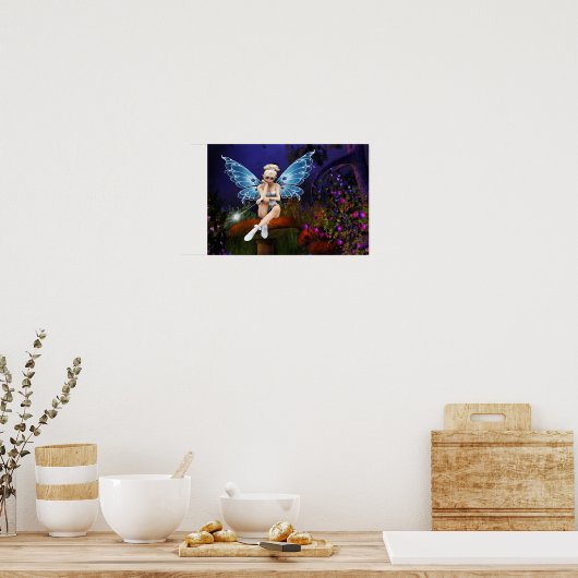 Blauw Poster (Keuken)