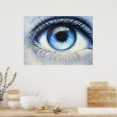 Blauw Poster (Keuken)