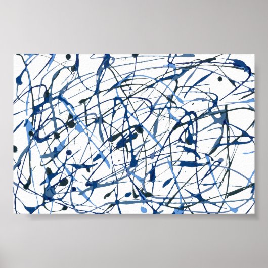 Blauw Poster (Voorkant)