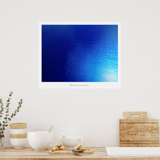 Blauw Poster (Keuken)