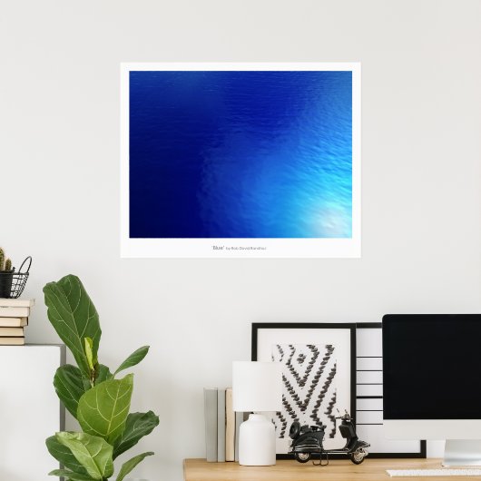 Blauw Poster (Thuiskantoor)