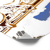 blauw poster (Hoek)