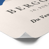 Blauw Poster (Hoek)