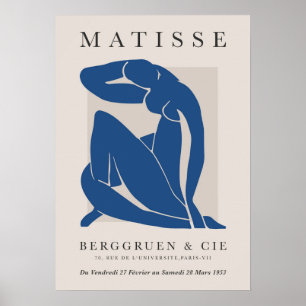 Blauw Poster