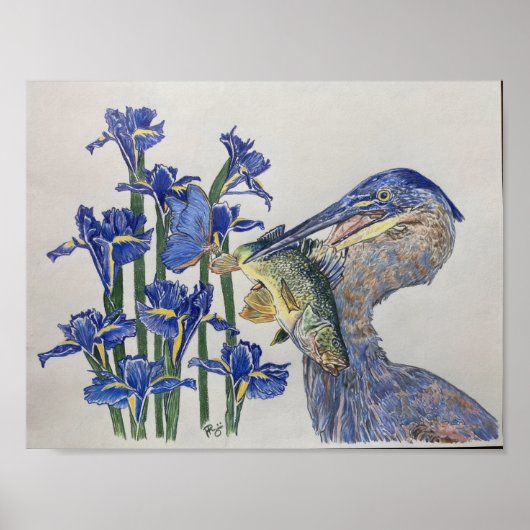 Blauw Poster (Voorkant)