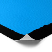 blauw Poster met fantasie (Hoek)