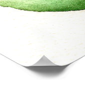 Blauw Poster Violet Print (Hoek)