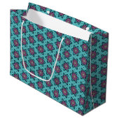 Blauw PP 118 Groot Cadeauzakje (Voorkant Gekanteld)