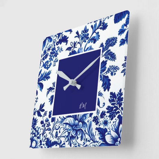 blauw  Prachtige Tuinbloemen Vierkante Klok (Hoek)