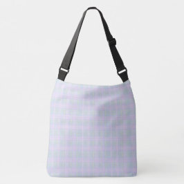 Blauw Praire Plaid Crossbody Tas