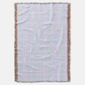 Blauw Praire Plaid Deken (Voorkant Verticaal)