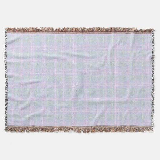 Blauw Praire Plaid Deken (Voorkant)