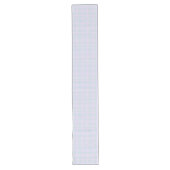 Blauw Praire Plaid Lange Tafelloper (Voorkant)