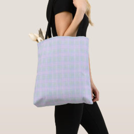 Blauw Prairieraster Tote Bag