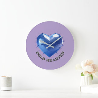 Blauw Prikkeldraad Hart Houd Het Hart Donkere Lief Grote Klok