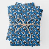 Blauw proefmodel inpakpapier vel (In situ)