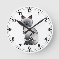 Blauw punt Birmaanse / Ragdoll kat