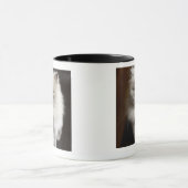 Blauw punt Himalayan Kat ziet er geïrriteerd uit Mok (Midden)