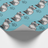Blauw punt tabby Birmaanse / Ragdoll kat Cadeaupapier (Hoek)