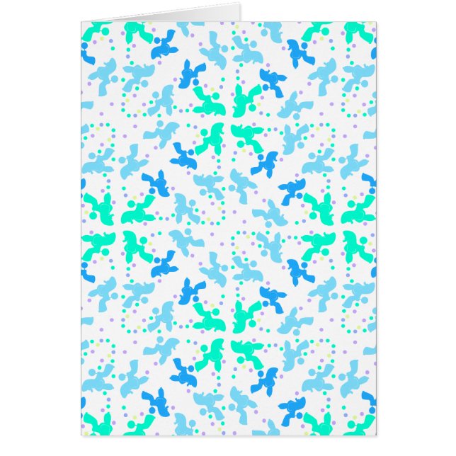 Blauw puntpatroon (Voorkant)