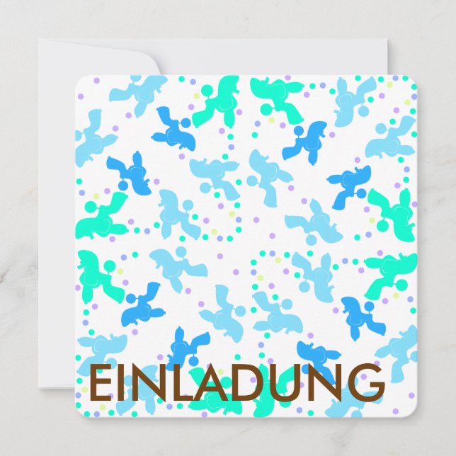 Blauw puntpatroon (Voorkant)