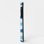 Blauw puntpatroon Case-Mate iPhone case (Achterkant/links)