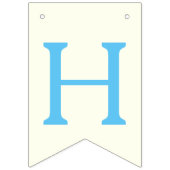 Blauw 🐶 Puppy Dog Thema Verjaardagsfeest Vlaggetjes (Tweede vlag)