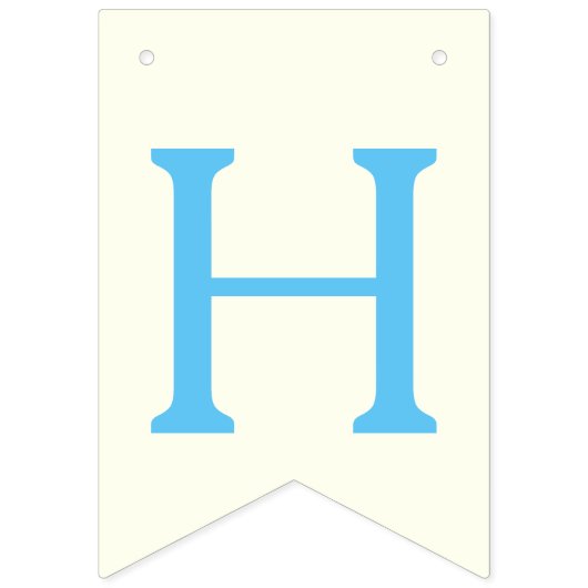 Blauw 🐶 Puppy Dog Thema Verjaardagsfeest Vlaggetjes (Tweede vlag)