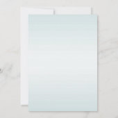 Blauw Quartz Verjaardagsbrunch Kaart (Achterkant)