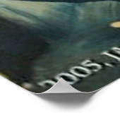 Blauw Raadsel Poster (Hoek)