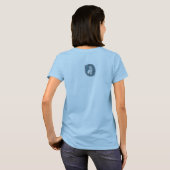blauw ragdoll kitten t shirt (Achterkant volledig)