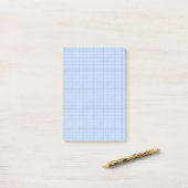 Blauw raster met richtinglijnen post-it® notes (Op bureau)