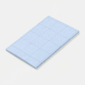 Blauw raster met richtinglijnen post-it® notes (Schuin)