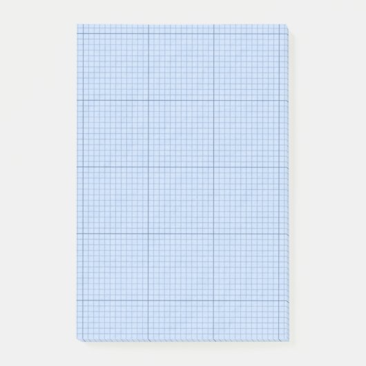 Blauw raster met richtinglijnen post-it® notes (Voorkant)