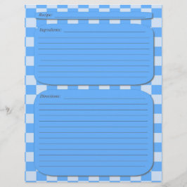 Blauw recept-recept