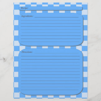 Blauw recept-recept