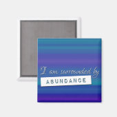 Blauw recht op onttrekkingsontvlechting magneet (Voorkant / Achterkant)