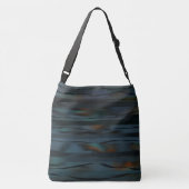 Blauw Regen Crossbody Tote Tas (Achterkant)