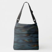 Blauw Regen Crossbody Tote Tas (Voorkant)