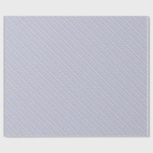 Blauw Regency Rozen Wrapping Paper Cadeaupapier (Vlak)