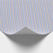 Blauw Regency Rozen Wrapping Paper Cadeaupapier (Hoek)