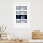 blauw repose poster (Keuken)