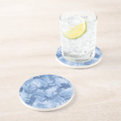 Blauw reptiel Camouflage Onderzetter (Zijkant)